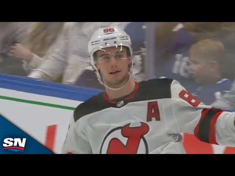 Devils Jack Hughes Tucks Puck Five-Hole For Breakaway Goal