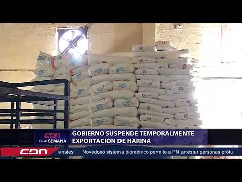 Gobierno suspende temporalmente exportación de harina