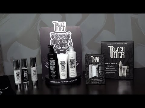 Productos peruanos Black Tiger perfectos para el cuidado de los tatuajes