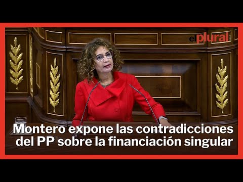 Montero expone las contradicciones del PP sobre la financiación singular de Cataluña