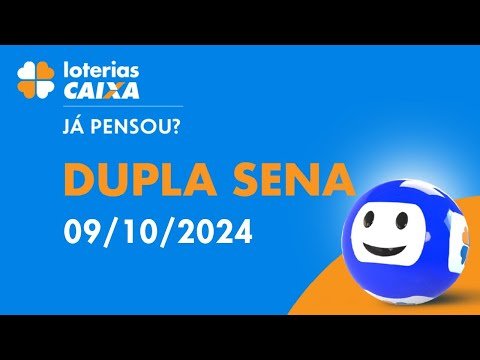 Resultado da Dupla Sena - Concurso nº 2725 - 09/10/2024