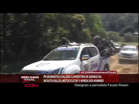 PN desmantela gallera clandestina en Jarabacoa