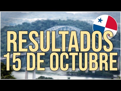 Resultados Lotería de Panamá Domingo 15 de Octubre 2023