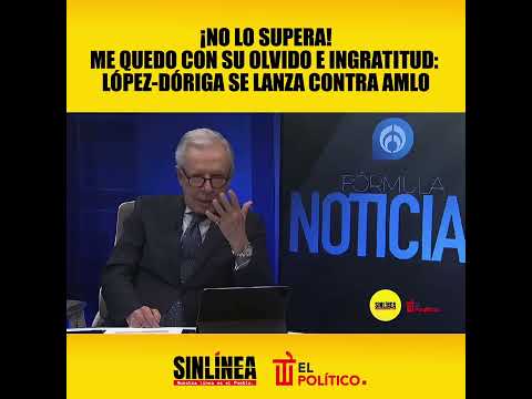 ¡Increíble! ??No han pasado ni 24 horas AMLO sin en la presidencia y López-Dóriga no lo supera.