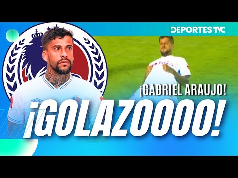Gol de Gabriel Araujo, con jugada a balón parado Olimpia iguala el resultado global ante Real España