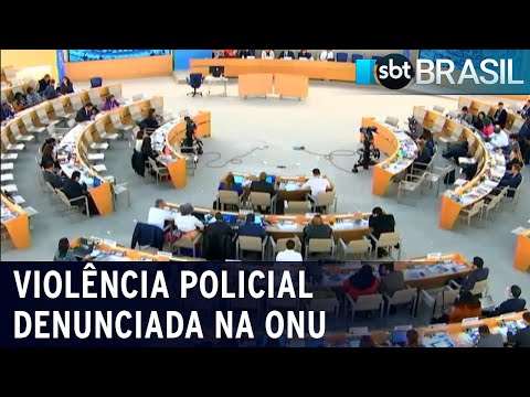 Violência Policial em SP é denunciada em conselho da ONU | SBT Brasil (08/03/24)