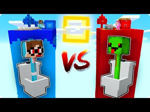 DENDY TOILETTE HIMMELSINSEL vs BUFLO TOILETTE HIMMELSINSEL in Minecraft!