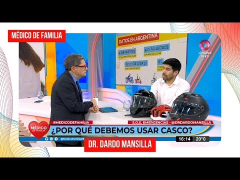 ¿Cómo usar correctamente el casco? | Médico de familia | Dr. Jorge Tartaglione | Dr. Dardo Mansilla