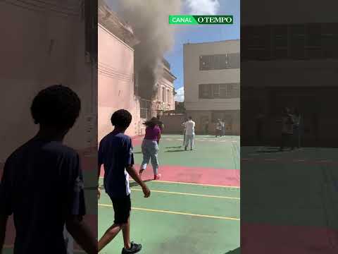 BH: Incêndio no Instituto de Educação assusta alunos e professores #shorts #bh