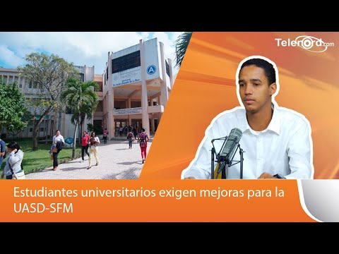 Estudiantes universitarios exigen mejoras para la UASD-SFM explica Reimyn Vargas
