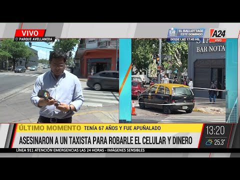 Asesinaron a un taxista para robarle el celular y dinero en Parque Avellaneda