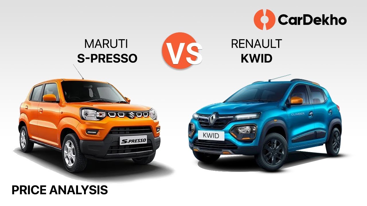 Maruti S-Presso Vs Renault Kwid | Price Analysis | CarDekho.com