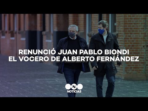 RENUNCIÓ JUAN PABLO BIONDI, EL VOCERO DE ALBERTO FERNÁNDEZ APUNTADO POR CRISTINA - #TelefeNoticias