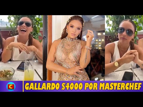 FERNANDA GALLARDO $4000 por ir a MASTERCHEF y no animar con DON DAY
