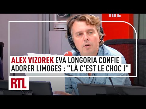 Eva Longoria avoue adorer Limoges dans une interview : Alex Vizorek sous le choc