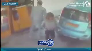 لقافة سيدة تنتهي بحرق سيارتها