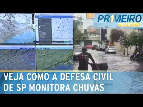 SP em alerta: Defesa Civil fala sobre chuvas fortes no estado | Primeiro Impacto (19/01/24)