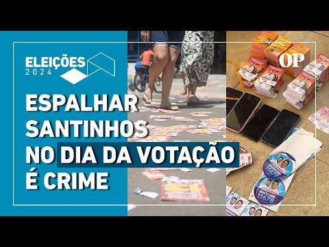 Espalhar santinhos no dia da votação é crime; veja como denunciar