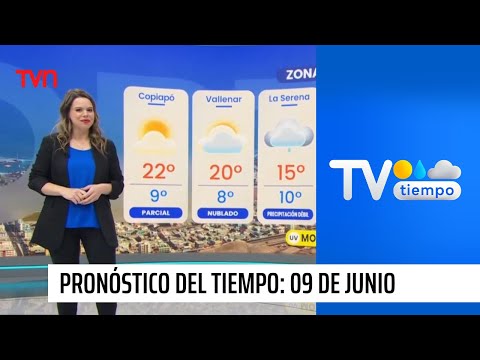 Pronóstico del tiempo: Domingo 9 de junio 2024 | TV Tiempo