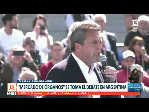Milei vs Massa: Mercado de órganos se toma el debate presidencial en Argentina
