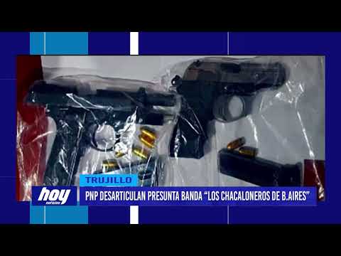 PNP desarticulan presunta banda “Los Chacaloneros de Buenos Aires”