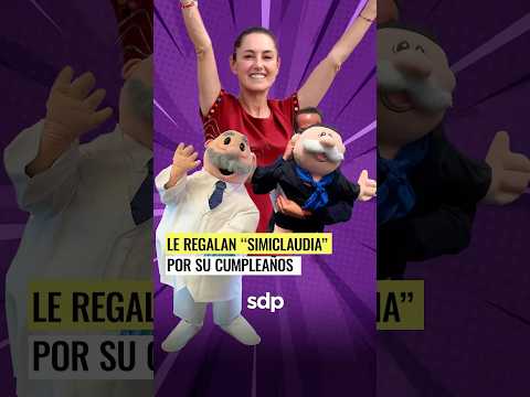 DR. SIMI le regala una “SIMICLAUDIA”  a CLAUDIA SHEINBAUM por su CUMPLEAÑOS 62