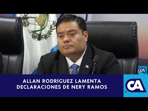 CONGRESO: Allan Rodriguez lamenta  decisión de Nery Ramos