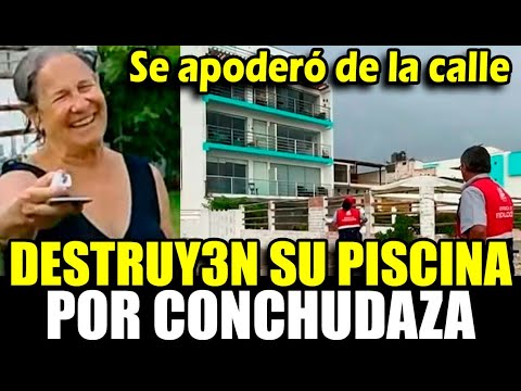 Susana Villarán: Municipalidad fija plazo para destruir lujosa piscina de exalcaldesa
