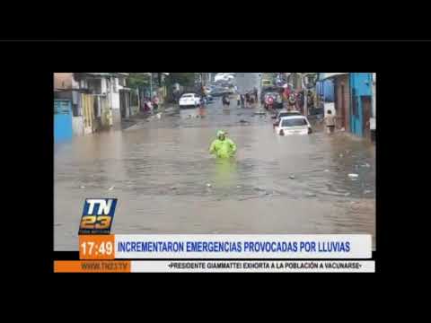 Incrementaron emergencias provocadas por lluvias