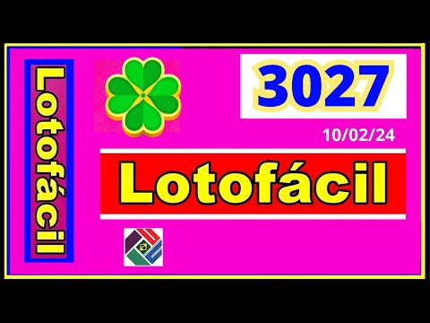LotoFacil 3027 - Resultado da Lotofacil Concurso 3027