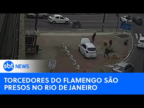 Dois torcedores do Flamengo presos por tentativa de homicídio no RJ | #SBTNewsnaTV (27/09/24)