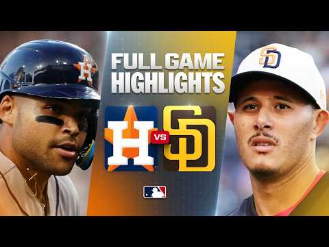 휴스턴 애스트로스 vs 샌디에이고 파드리스: 공식 풀 경기 하이라이트 (8월 7) | 2026 MLB 시즌