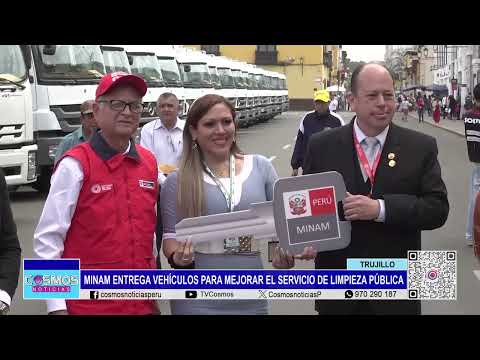 Trujillo: MINAM entrega vehículos para mejorar el servicio de limpieza pública