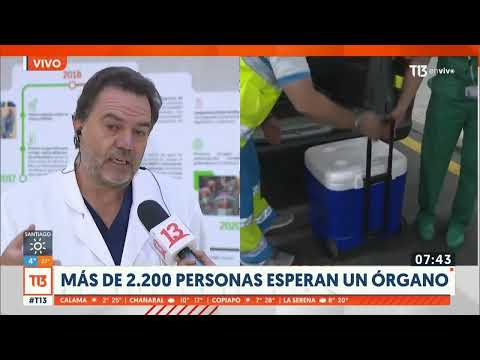 Más de 2.200 personas esperan un órgano en Chile