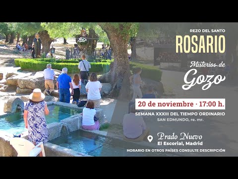 Santo Rosario Meditado (Misterios de Gozo) en Directo desde Prado Nuevo, Sábado 20 de Nov., 17:00 h.