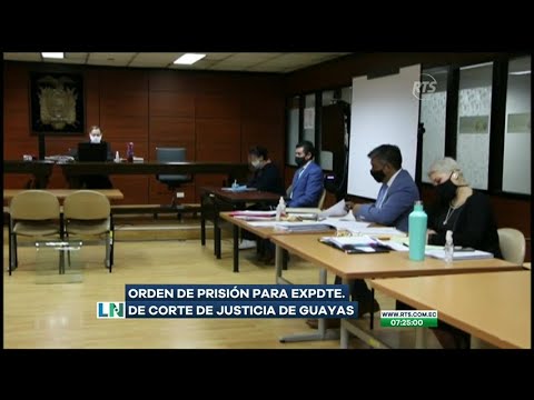 Ordenan prisión preventiva en contra del ex presidente de la Corte de Justicia del Guayas