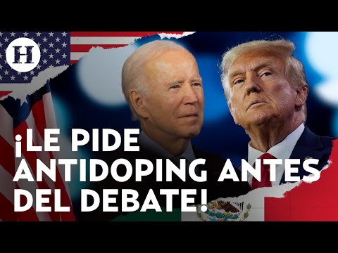 ¡Lo reta! Trump exige a Biden hacerse un test antidrogas previo a los debates presidenciales