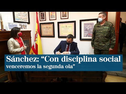Sánchez: Con disciplina social venceremos la segunda ola
