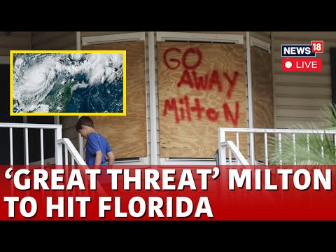 Florida Hurricane LIVE | Tropical Storm Milton | Storm Milton In Florida | Florida Milton | N18G