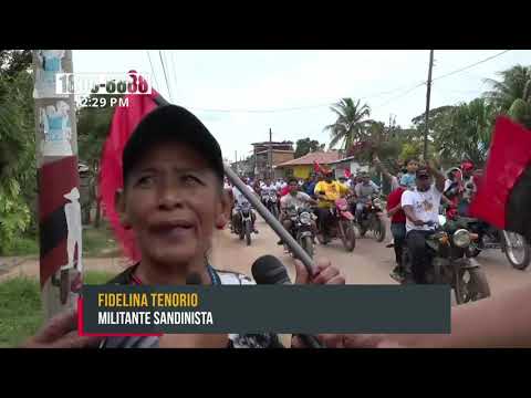 Victoria del FSLN en Nicaragua es confirmada con una inmensa caravana en Bilwi