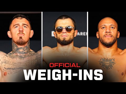 Aspinall vs Gane Weigh-Ins | UFC 321