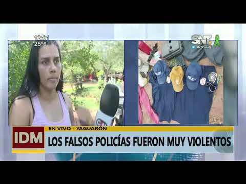 Yaguarón: Criminales asaltaron vestidos de policías