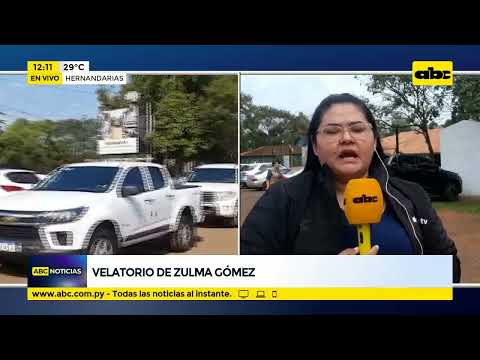 Restos de la senadora Zulma Gómez serán velados en Hernandarias