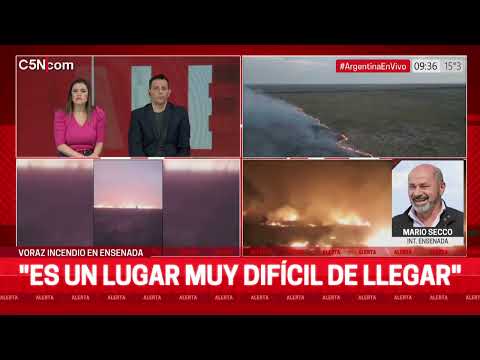 INCENDIO en la RESERVA NATURAL de PUNTA LARA: HABLA el INTENDENTE MARIO SECCO