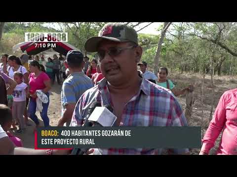 Comunidad de Boaco ya cuenta con carretera de calidad - Nicaragua
