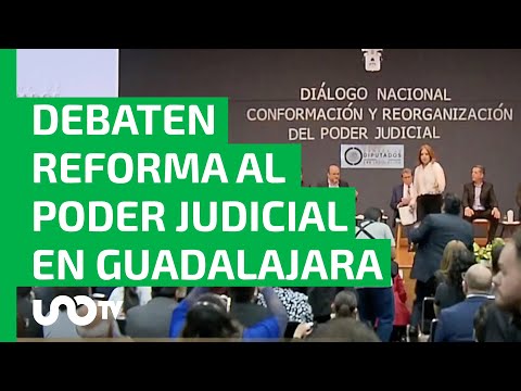 Continúan Diálogos Nacionales para la reforma del Poder Judicial en la Universidad de Guadalajara