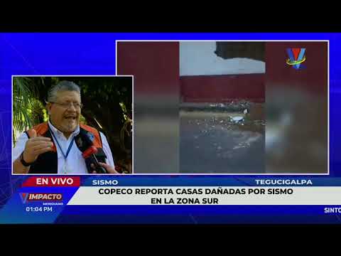 COPECO reportó casas dañadas por sismo en la zona sur