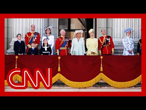 Princess of Wales joins royals on balcony during first public appearance since cancer diagnosis