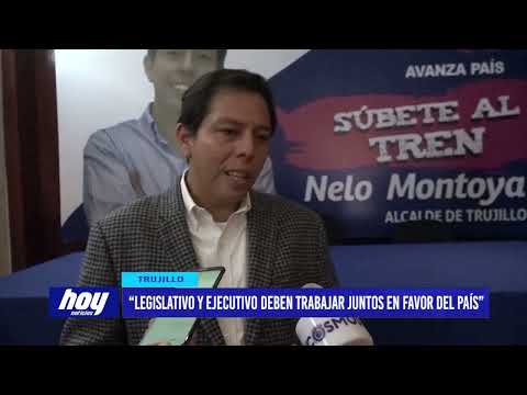 Manuel Montoya : “Legislativo y Ejecutivo deben trabajar juntos en favor del país”