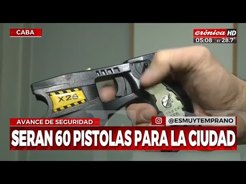60 pistolas Taser para la ciudad de Buenos Aires